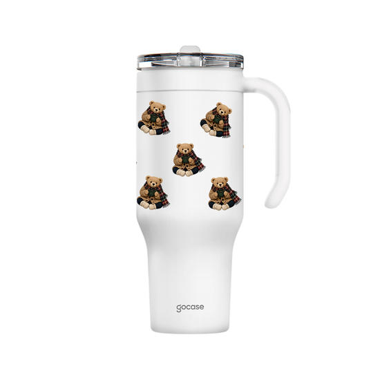 Copo Térmico Life + Ebook - Urso Comfy