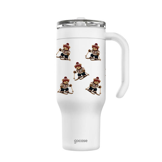 Copo Térmico Life + Ebook - Urso Ski