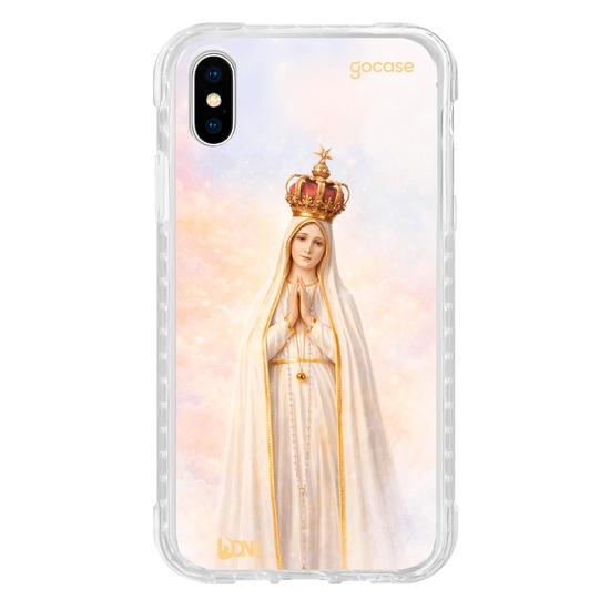 Capinha para celular  Use Dons - Nossa Senhora de Fatima Aquarelada 