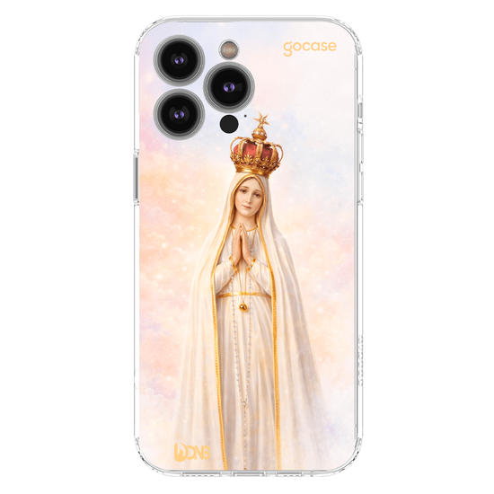 Capinha para celular  Use Dons - Nossa Senhora de Fatima Aquarelada 