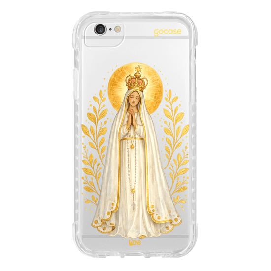 Capinha para celular  USe Dons - Nossa Senhora de Fatima Floral