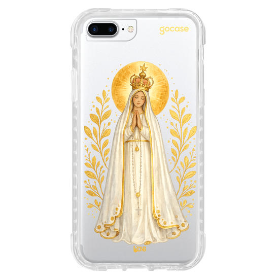 Capinha para celular  USe Dons - Nossa Senhora de Fatima Floral