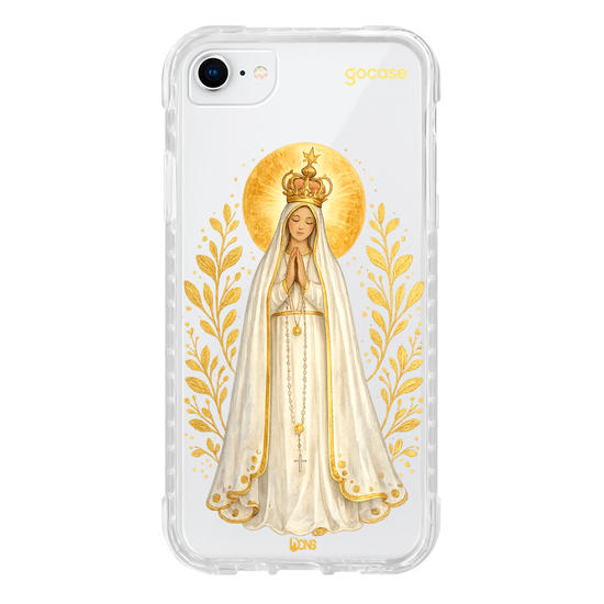 Capinha para celular  USe Dons - Nossa Senhora de Fatima Floral