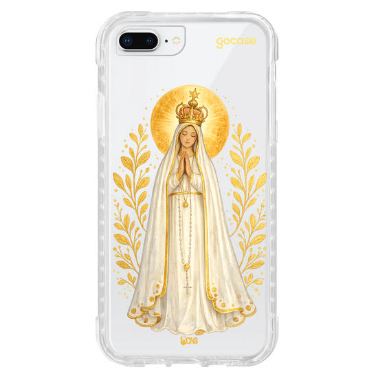 Capinha para celular  USe Dons - Nossa Senhora de Fatima Floral