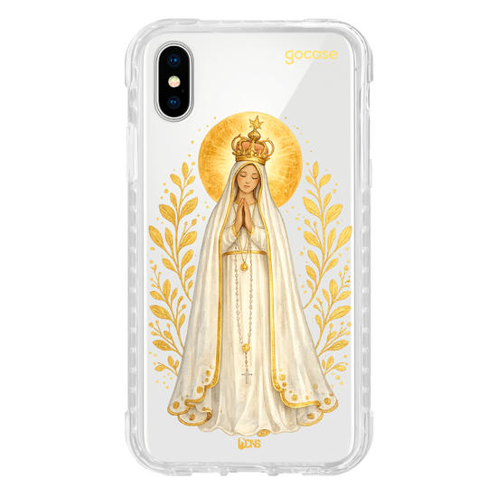 Capinha para celular  USe Dons - Nossa Senhora de Fatima Floral
