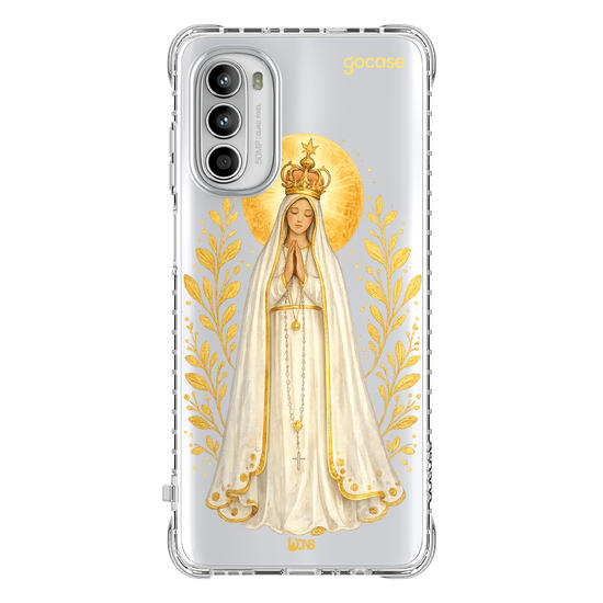Capinha para celular  USe Dons - Nossa Senhora de Fatima Floral