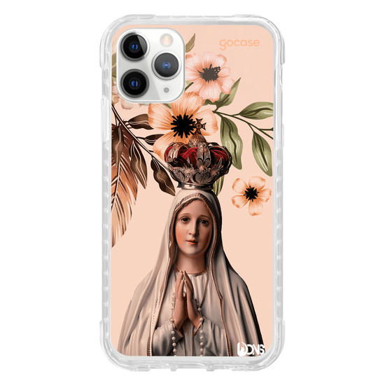 Capinha para celular  Use Dons - Nossa Senhora de fatima flores