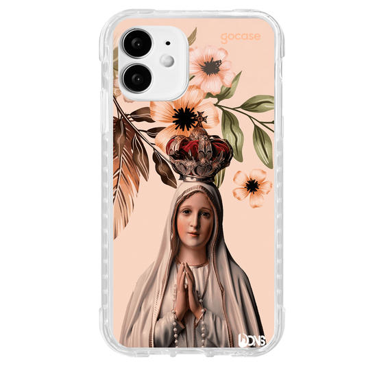 Capinha para celular  Use Dons - Nossa Senhora de fatima flores