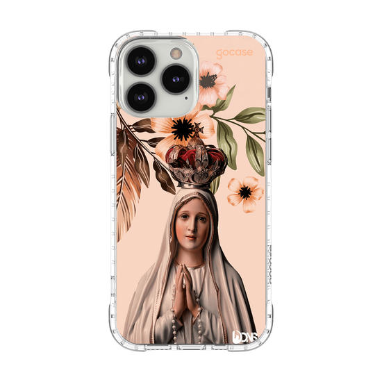 Capinha para celular  Use Dons - Nossa Senhora de fatima flores