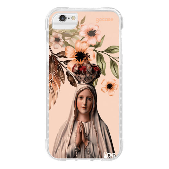 Capinha para celular  Use Dons - Nossa Senhora de fatima flores