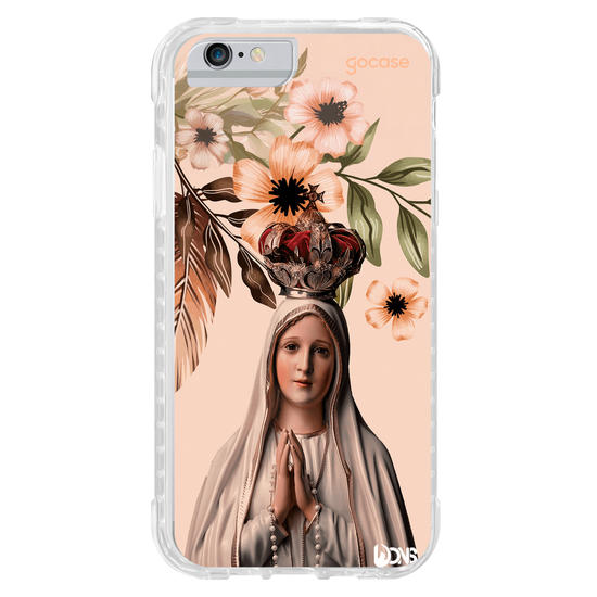 Capinha para celular  Use Dons - Nossa Senhora de fatima flores