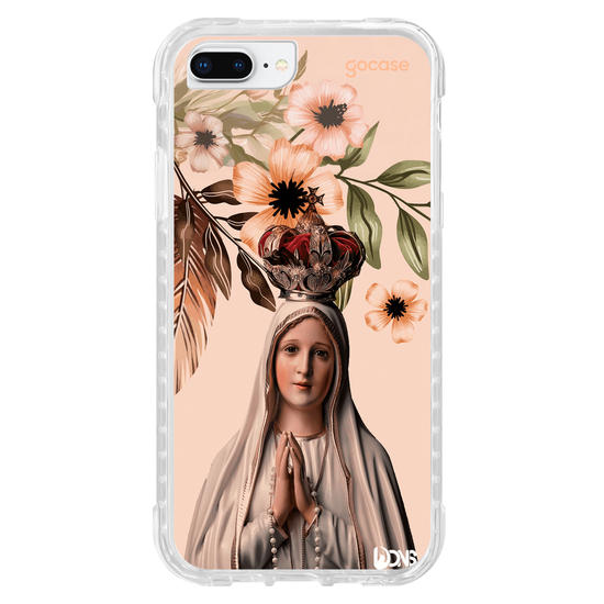 Capinha para celular  Use Dons - Nossa Senhora de fatima flores