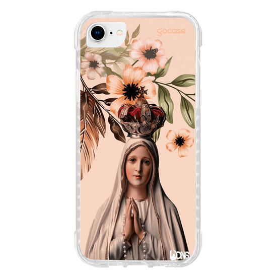 Capinha para celular  Use Dons - Nossa Senhora de fatima flores