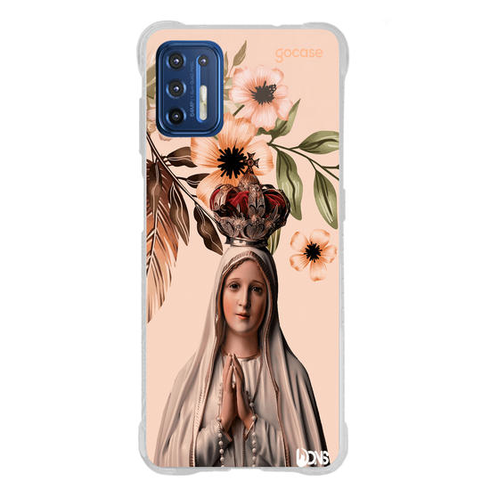 Capinha para celular  Use Dons - Nossa Senhora de fatima flores