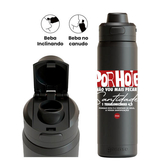 Garrafa Térmica Flip Pro + Ebook - Use Dons - PHN