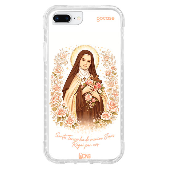 Capinha para celular  Use Dons- Santa Terezinha: Floral desenho