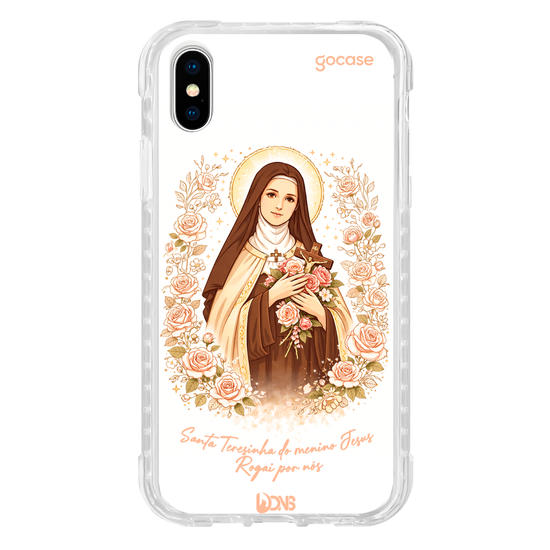 Capinha para celular  Use Dons- Santa Terezinha: Floral desenho