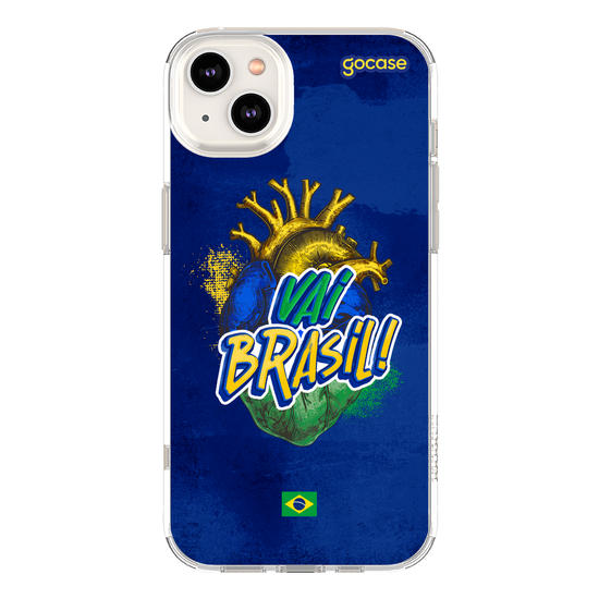 Capinha para celular  Vai Brasil Coração