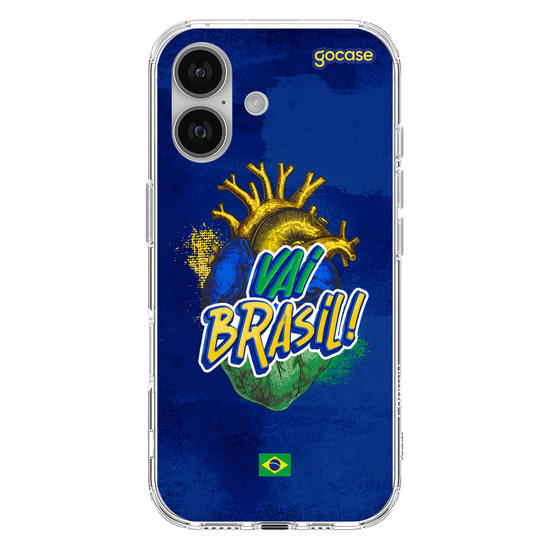 Capinha para celular  Vai Brasil Coração