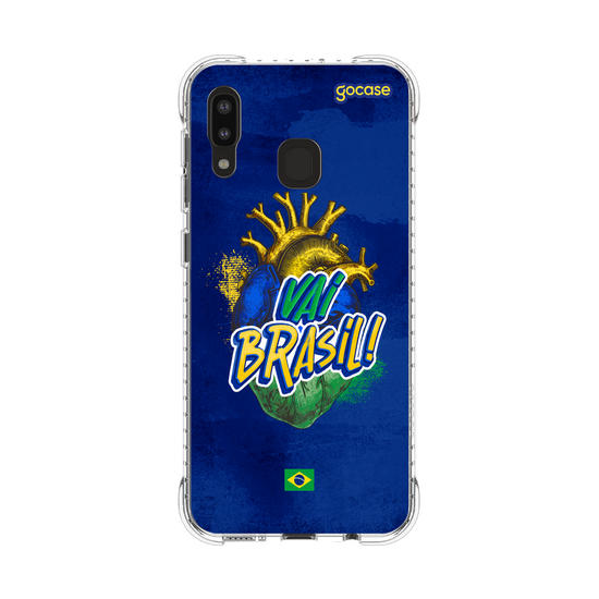 Capinha para celular  Vai Brasil Coração