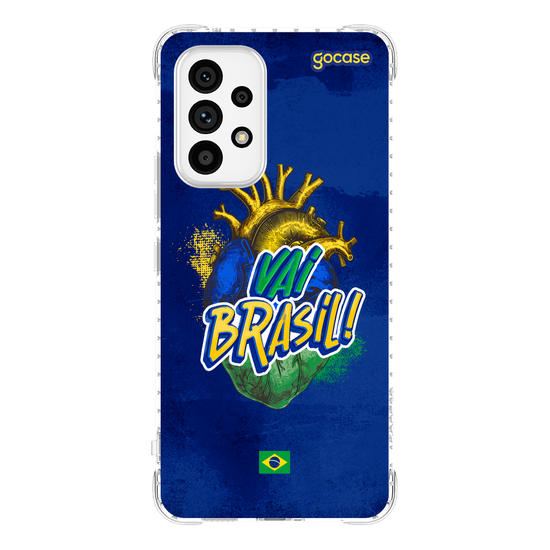 Capinha para celular  Vai Brasil Coração