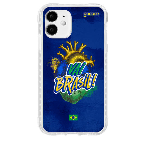 Capinha para celular  Vai Brasil Coração