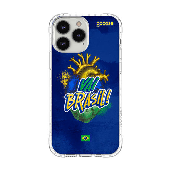 Capinha para celular  Vai Brasil Coração
