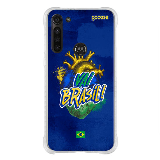 Capinha para celular  Vai Brasil Coração
