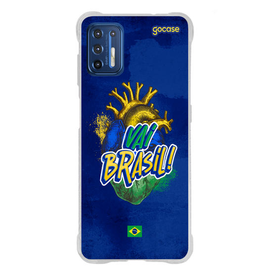 Capinha para celular  Vai Brasil Coração