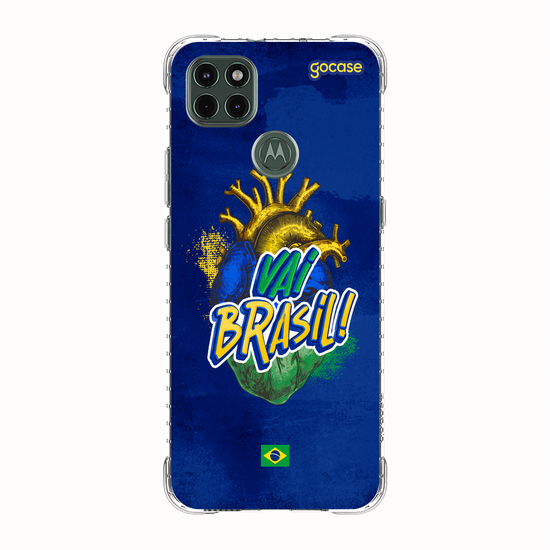Capinha para celular  Vai Brasil Coração