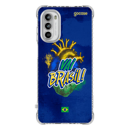 Capinha para celular  Vai Brasil Coração