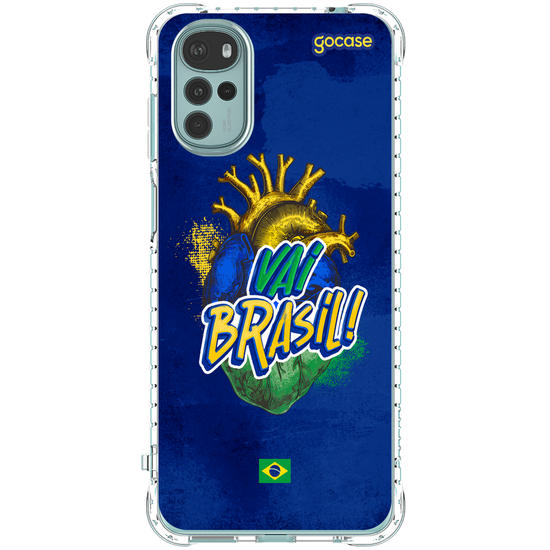 Capinha para celular  Vai Brasil Coração