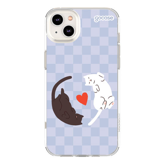 Capinha para celular Valentines Cats - Lovely
