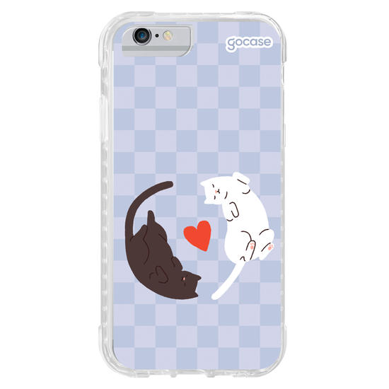 Capinha para celular Valentines Cats - Lovely