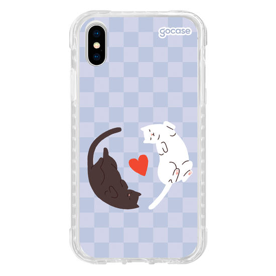 Capinha para celular Valentines Cats - Lovely