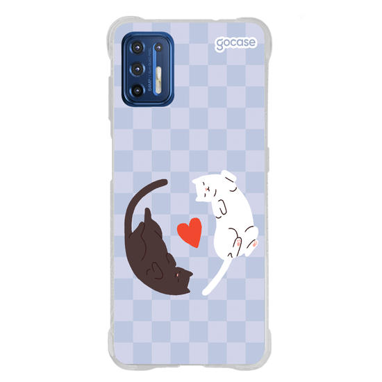 Capinha para celular Valentines Cats - Lovely