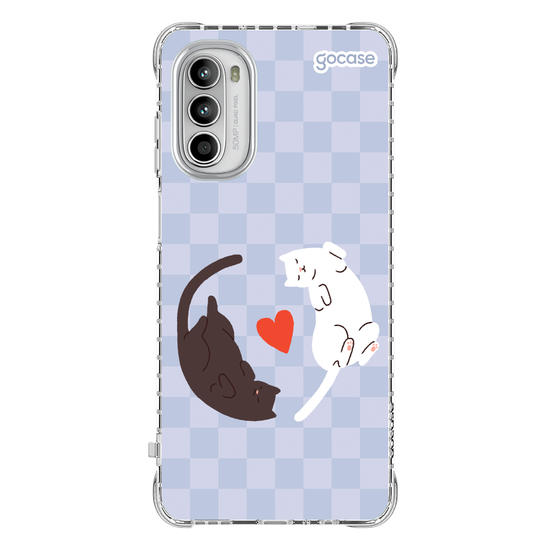 Capinha para celular Valentines Cats - Lovely