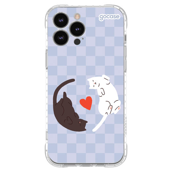 Capinha para celular Valentines Cats - Lovely