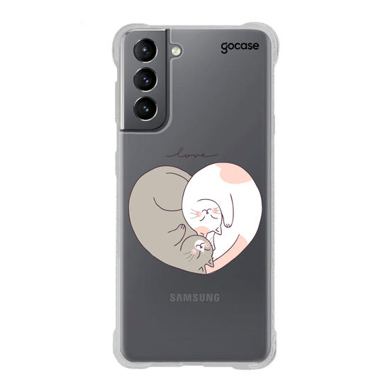 Capinha para celular  Valentines Cats