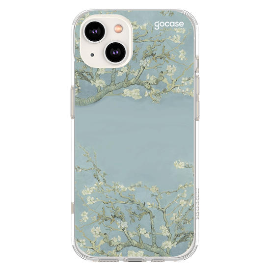 Capinha para celular Van Gogh - Amendoeira em Flor Manuscrita