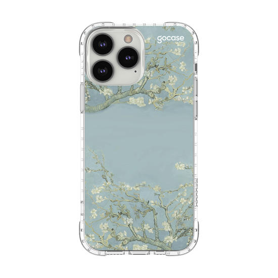 Capinha para celular Van Gogh - Amendoeira em Flor Manuscrita