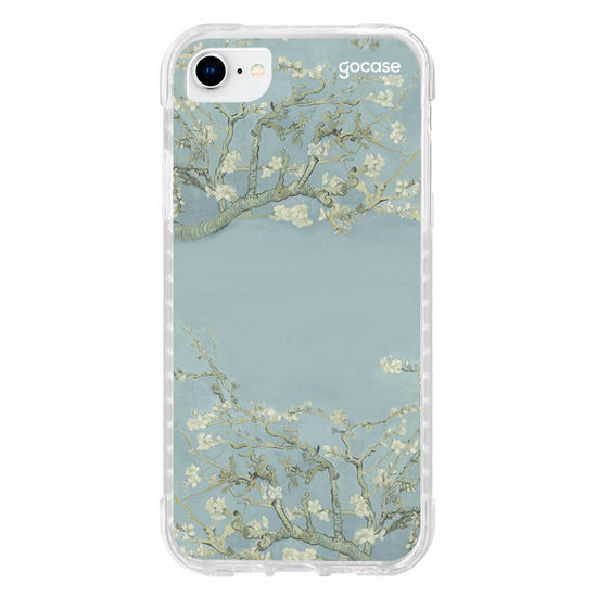 Capinha para celular Van Gogh - Amendoeira em Flor Manuscrita