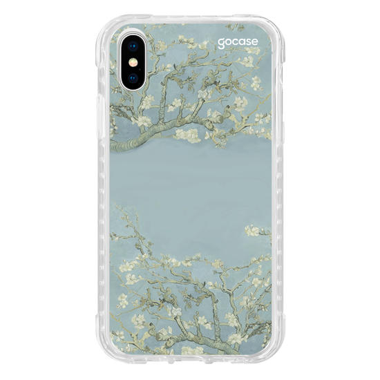 Capinha para celular Van Gogh - Amendoeira em Flor Manuscrita