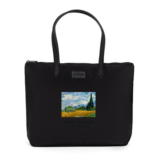 Tote Shopper -  Van Gogh - Campo de Trigo com Ciprestres Classic - Claras