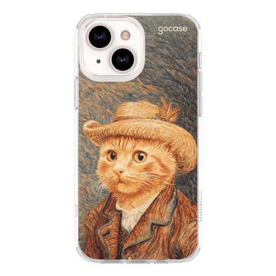 Capinha para celular  Van Gogh Cat