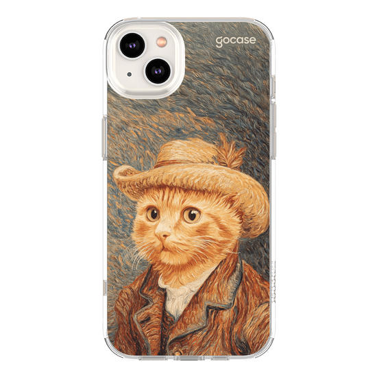 Capinha para celular  Van Gogh Cat