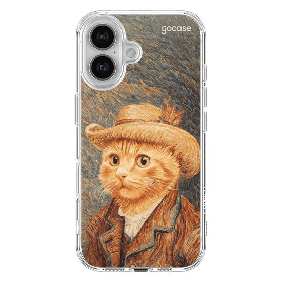 Capinha para celular  Van Gogh Cat