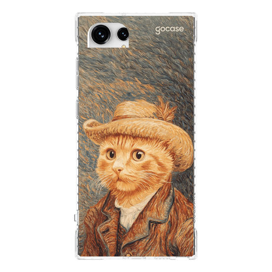 Capinha para celular  Van Gogh Cat