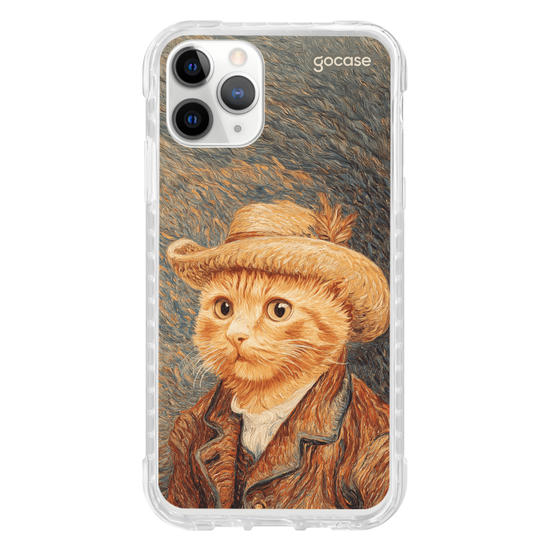 Capinha para celular  Van Gogh Cat