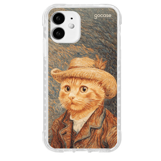 Capinha para celular  Van Gogh Cat